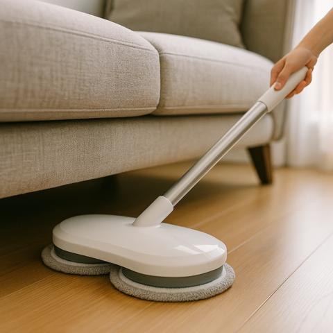 Mopa Eléctrica con Spray Automático + Repuestos de Regalo